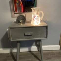 Gray End Table 