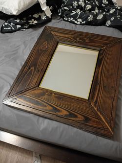 Homemade Wooden Mirror