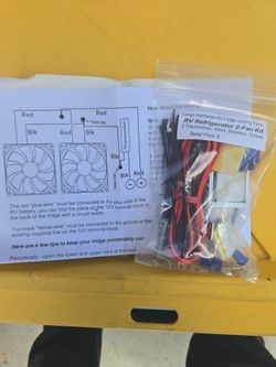 Domestic Norcold RV Refrigerator Cooling Fan