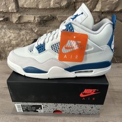 New DS Jordan 4 Retro Military Blue Size 12.5 Men