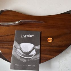 Cheese Board With Knife 