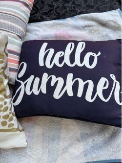 3 decor pillows