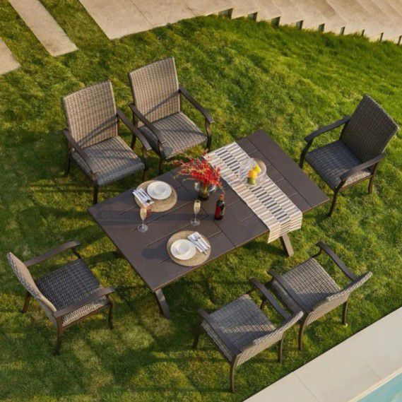 Outdoor Patio Dining room Set 7 pieces New 