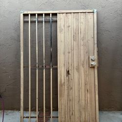 72” H x 48” W Single Gate With Lockbox 