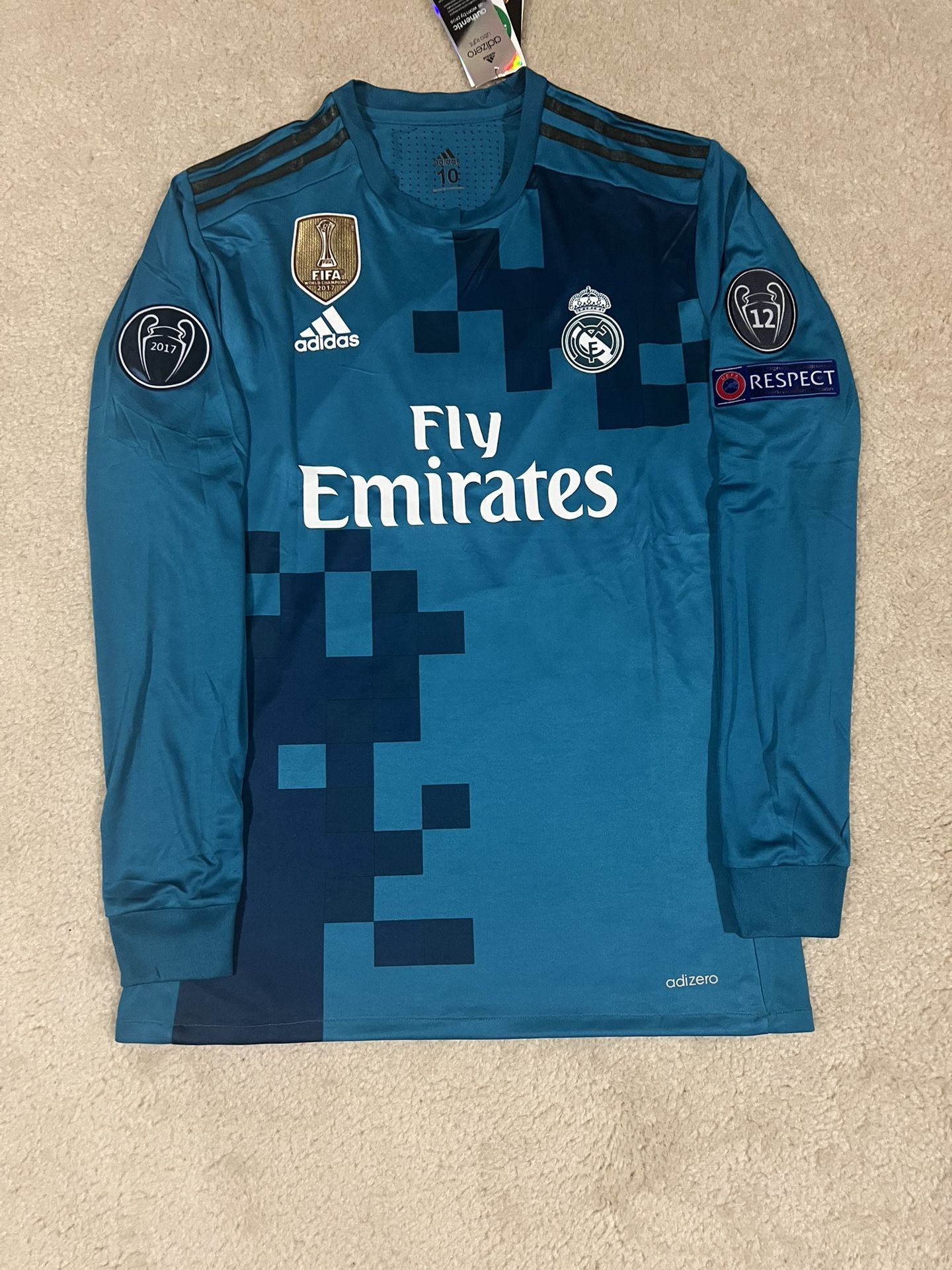 Ronaldo 7 Real Madrid Third 2017/2018 Champions League PLAYER Version Jersey