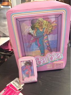 Brand new Loungefly 65th anniversary Barbie backpack with matching wallet