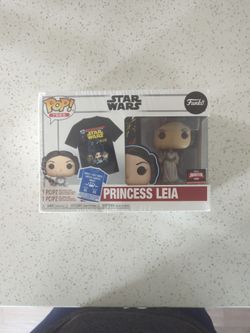 Princess Leia Funko Pop With Shirt