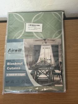 Airwill Blackout Curtains Green
