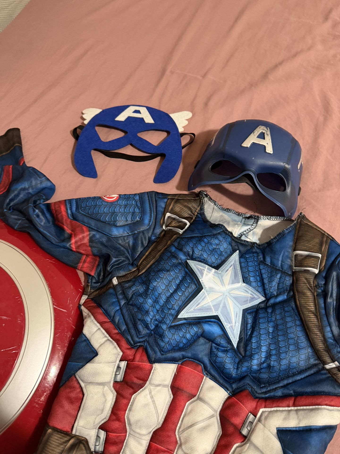 Captain America Costume In Good Condition Size 5t Feel Free To Ask