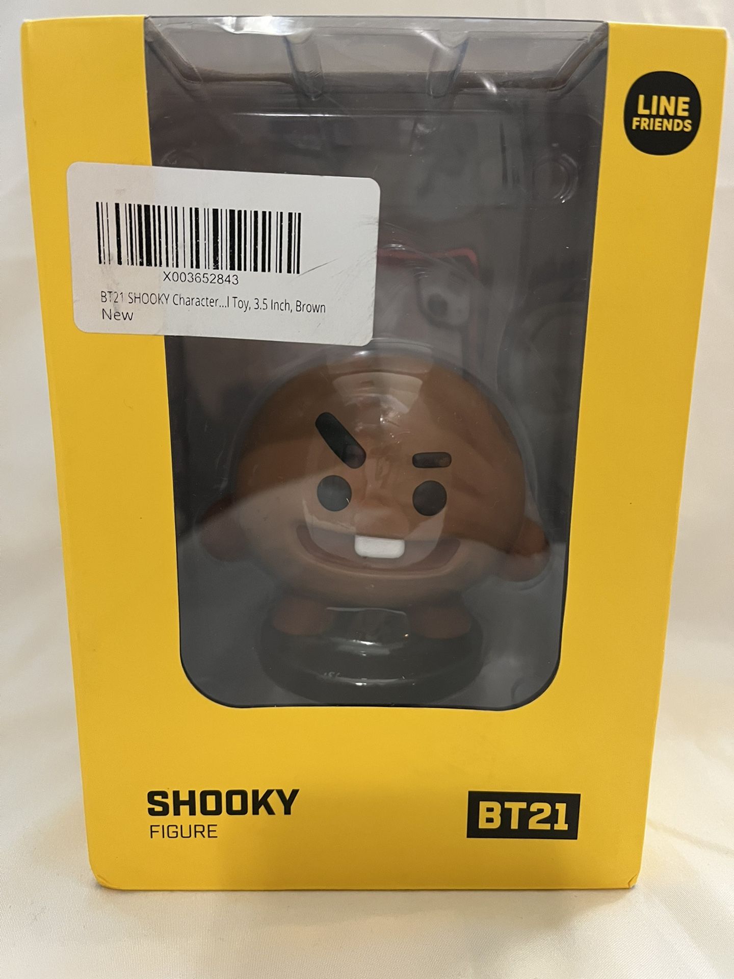 Line Friends BT21 Shooky Figure.  Collectible Toy/figure