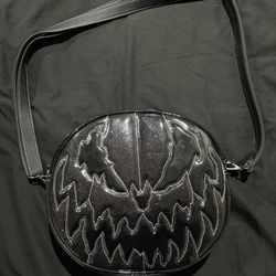 Pumpkin Crossbody Purse - Double Sided Halloween - LOVE, PAIN AND STITCHES