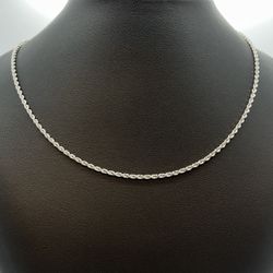 White Gold Rope Chain 14K 