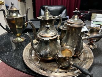Vintage Silver-Plated Tea and Coffee Set