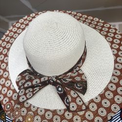 Handcrafted Ankara Wide-Brim Luxury Sunhat. Limited Edition Statement Piece!