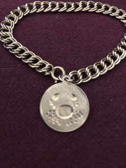 Gold filled bracelet and charm