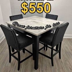 5pcs dining table set brand new