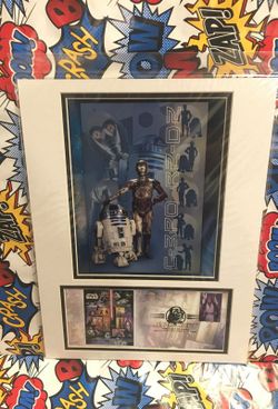 Star Wars memorabilia- R2-D2 & C-3PO collectors postage