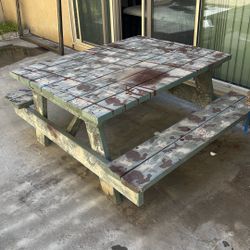 Camo Park Bench