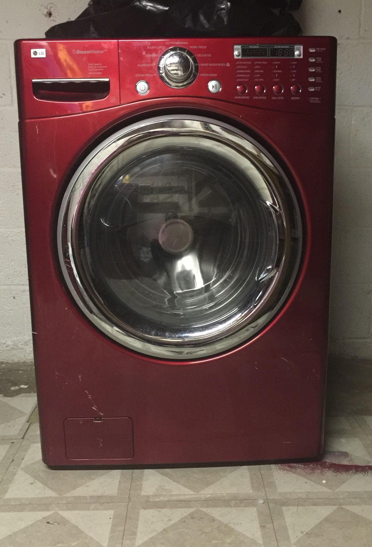 LG read washer