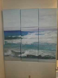 Wall Canvas Print Painting Ocean