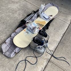 BRAND NEW RIDE /BURTON/K2/FUSION SNOWBOARD SET