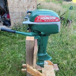 9.9 HP Johnson Seahorse Vintage Outboard 