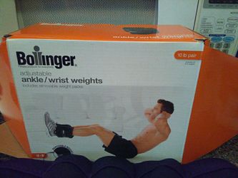 Bollinger adjustable 2-10lp angle wrist weights brand new in box