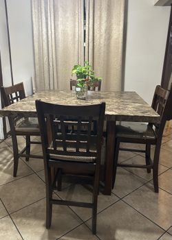 Tables, couch and tv stand