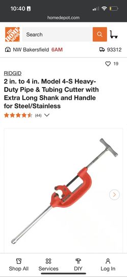 Heavy Duty Pipe And Tube Cutter