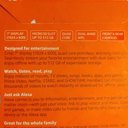 Fire 7 Tablet With Alexa 9th Gen