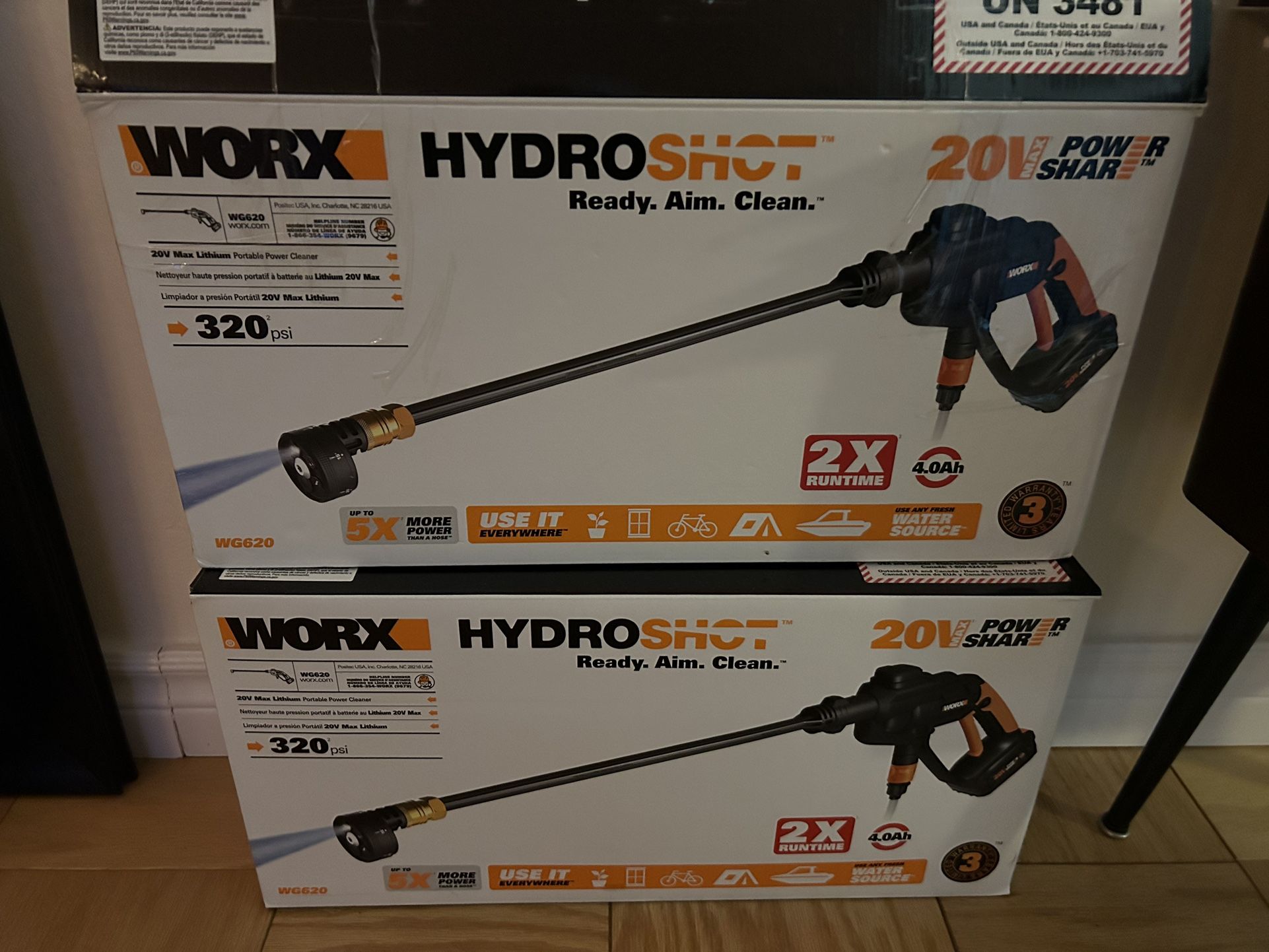 2 WORX HYDRO SHOTS FOR $30