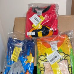 Disney Boys Pajama Sets – Size 12 (5 Pack) Toy Story & Incredibles (New)