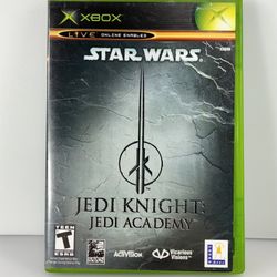 Star Wars: Jedi Knight: Jedi Academy Microsoft Xbox 2003 Complete Tested