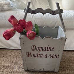 French Flower Bucket 13.5 X 23 Inches 
