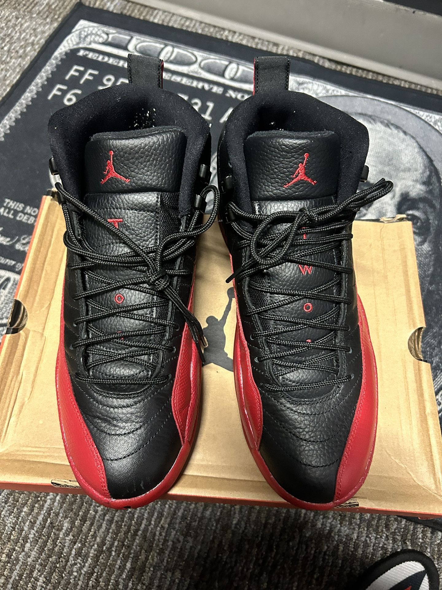Jordan 12 Flu Game 2016 Size 10 Read Description