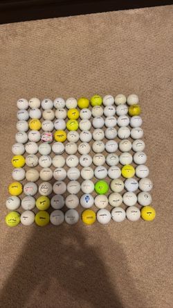 100 golf balls