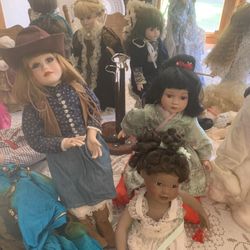 Porcelain Dolls $20.00 Each