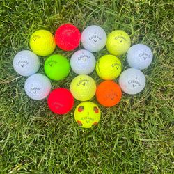 15 Used Callaway Golf Balls