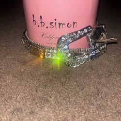 Silver B.B Simon Belt
