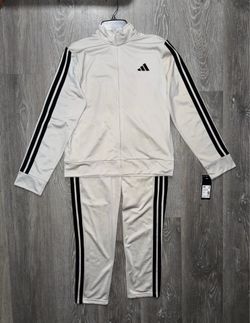 Adidas track suit set for boys size L 14/16