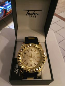 Techno pave watch