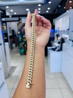 14k Solid Cuban Bracelet