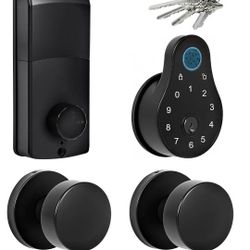 Electric Keyless Deadbolt Doorknob