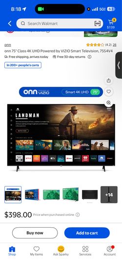 75 inch TV