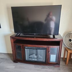 Tv And Fire Place