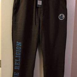 Men's TRUE RELIGION Straight Leg Sweatpants - Size XL NEW