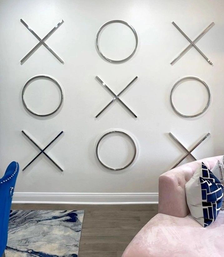 Brand New In The Box  XXL Tic Tac Toe Wall Decor. Take It Home With Only $25 DOWN PAYMENT.  ( PLEASE READ  )