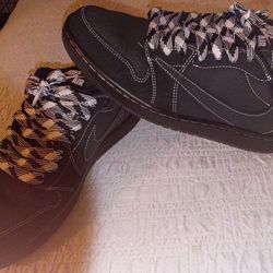 Black Cactus Jack × Travis Scott × Air Jordan 1 × Retro Size 12