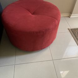 Red Ottoman