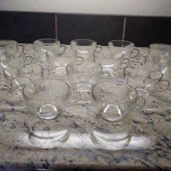 Set Of 14 Vintage Imperial Glass Punch Cups